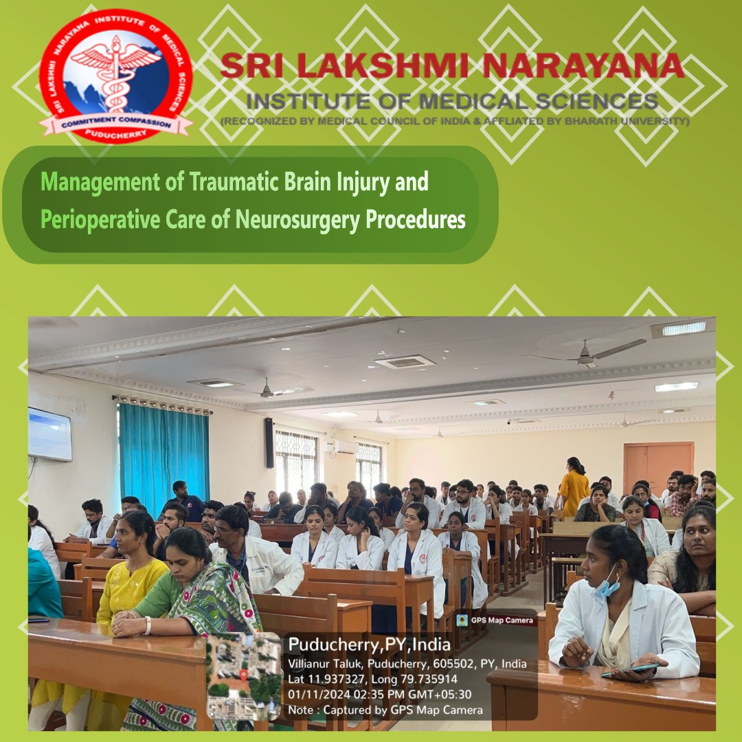 SLIMS HOSPITAL Management of Traumatic Brain Injury and Perioperative Care of Neurosurgery Procedures